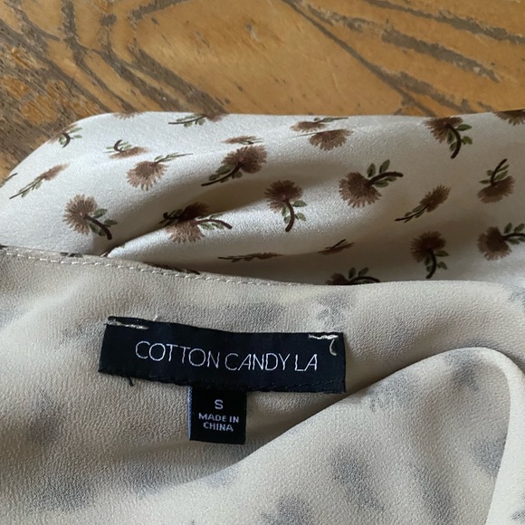 Cotton candy LA silk midi dress - Picture 3 of 4